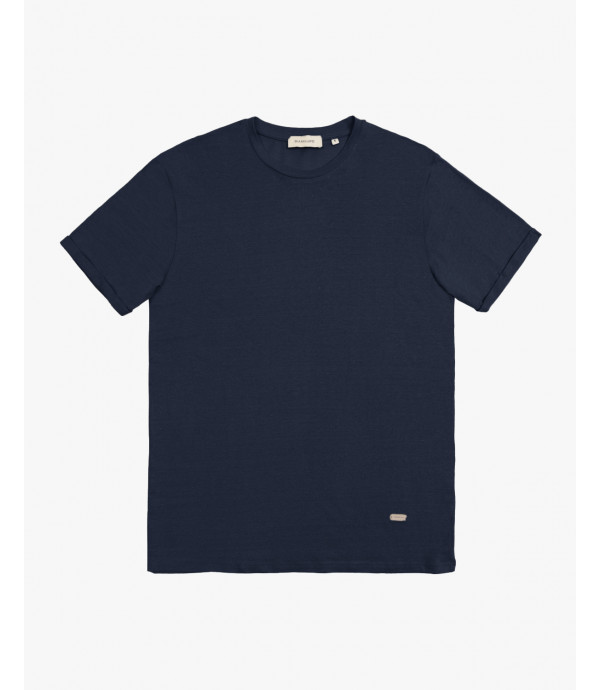 T-shirt in jersey di lino