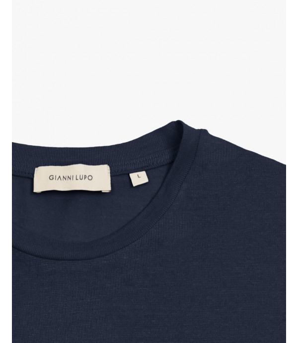 T-shirt in jersey di lino