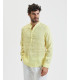 Camicia serafino in lino