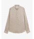 Camicia serafino in lino