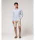 Camicia a righe in lino