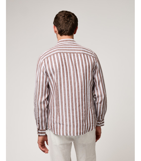 Striped linen shirt