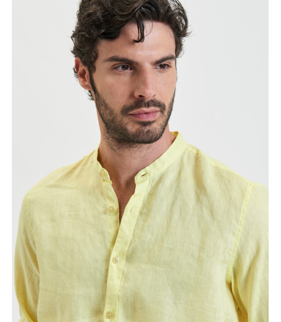 Camicia coreana in lino