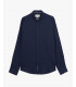 Mandarin collar linen shirt