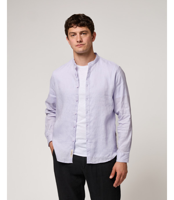 Camicia coreana in lino