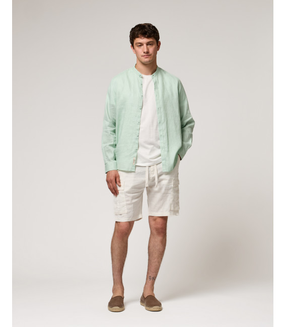 Camicia coreana in lino