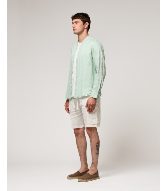 Camicia coreana in lino