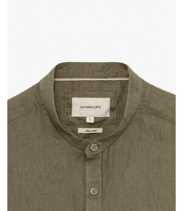 Camicia coreana in lino