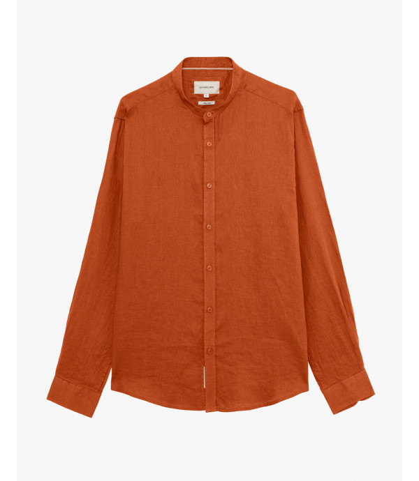 Camicia coreana in lino