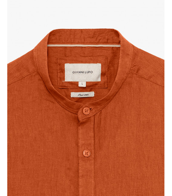 Camicia coreana in lino