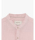 Mandarin collar linen shirt