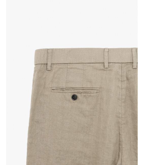 Bermuda chinos in lino