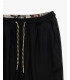 Pantaloni in lino con coulisse slim fit