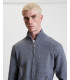 Cardigan in maglia con zip