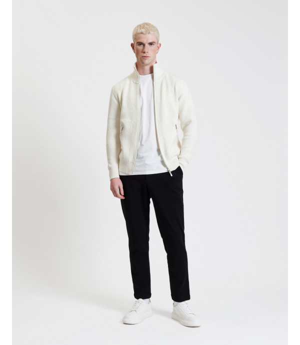Cardigan in maglia con zip