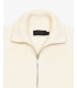 Knitted cardigan with zip