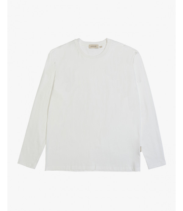 T-shirt maniche lunghe in cotone
