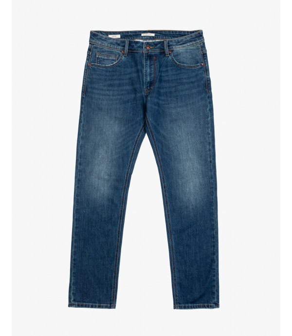 Jeans BRUCE regular fit dark wash con abrasioni