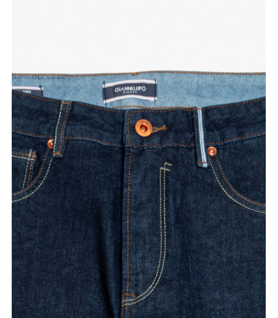 Jeans ANDY carrot fit cimosato rinse