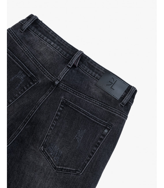 Jeans DAD oversize fit effetto used neri