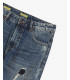 Jeans GRANT carrot fit lavaggio vintage con toppa