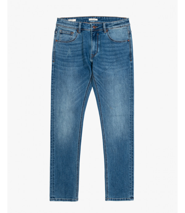 Jeans KEVIN skinny fit con abrasioni light wash