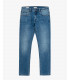 KEVIN skinny fit jeans with abrasions light wash