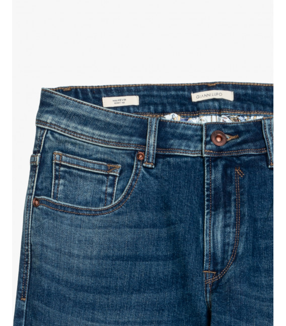 Jeans KEVIN skinny fit lavaggio medio