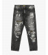 Jeans MIKE carrot cropped fit rip & repair