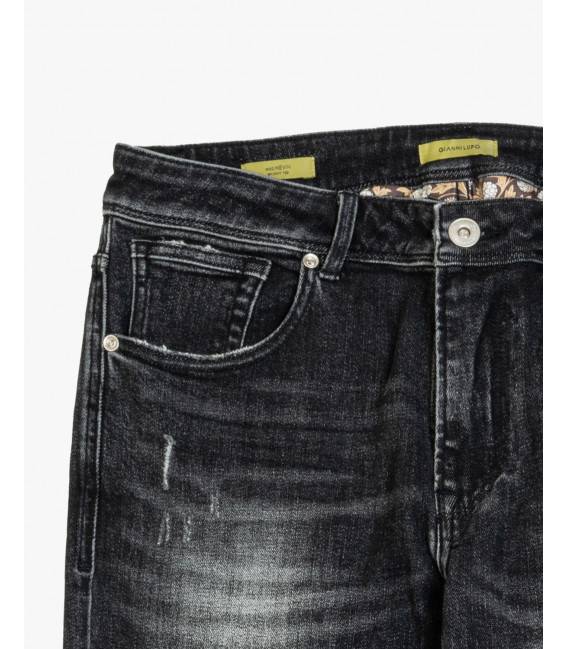 Jeans KEVIN skinny fit rip&repair slavato