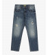 Jeans MIKE carrot cropped jeans con strappi e riparazioni