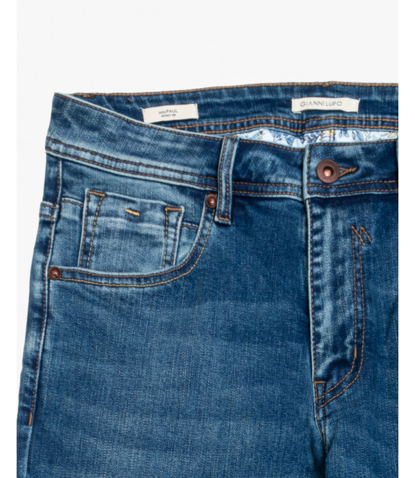 Jeans PAUL skinny cropped fit dark wash