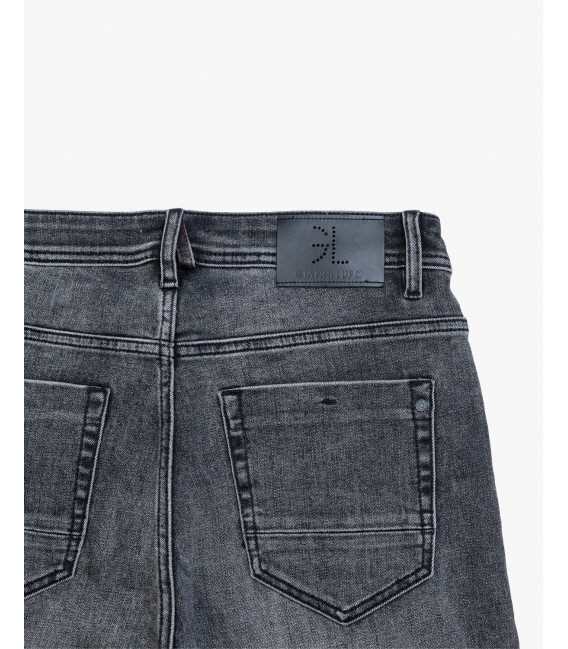 PAUL skinny cropped fit jeans in black