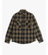 Quilted bomber jacket
