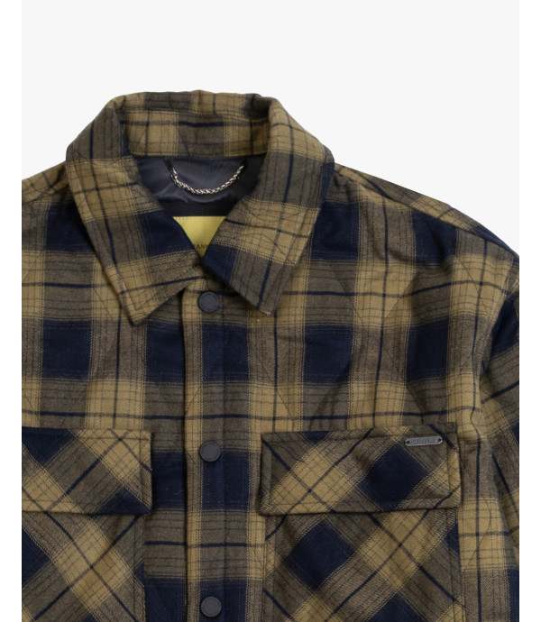 Quilted bomber jacket