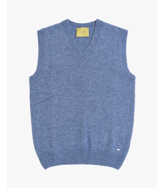 Gilet in maglia senza maniche in misto lana
