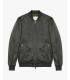 Faux-suede bomber jacket