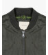 Faux-suede bomber jacket