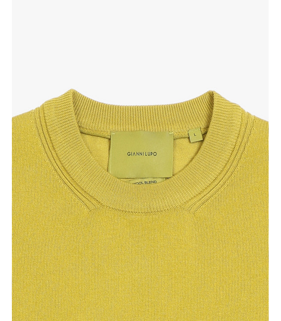 Maglione girocollo in misto lana