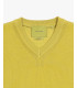 Maglione collo a V in misto lana