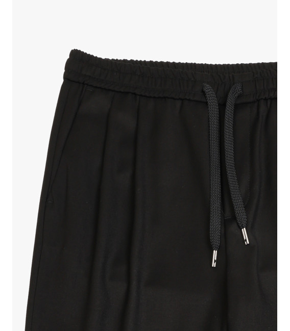 Relaxed fit drawstring trousers