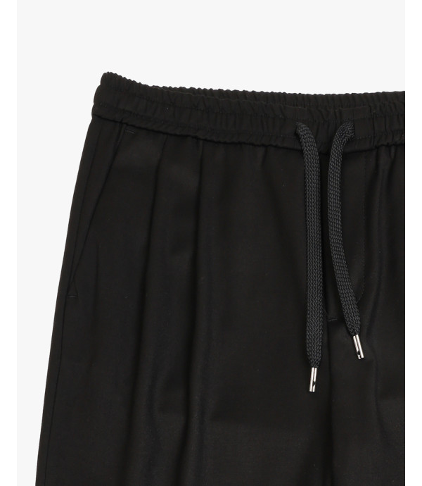 Relaxed fit drawstring trousers