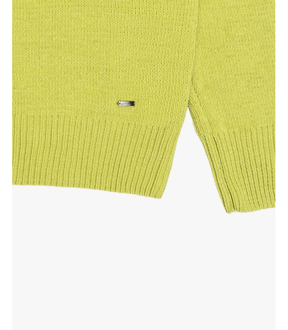 Maglione girocollo in ciniglia
