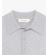 Knit polo shirt