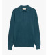 Knit polo shirt