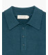 Knit polo shirt