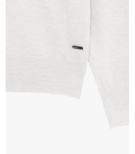 Knit polo shirt