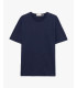 T-shirt con orli a taglio a vivo