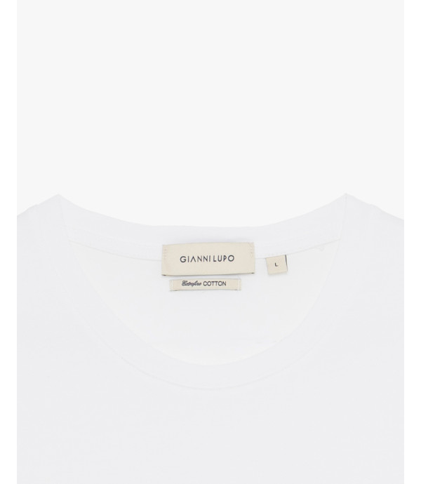 Extra-fine cotton t-shirt with pocket