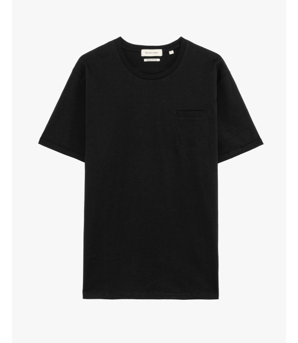 Extra-fine cotton t-shirt with pocket
